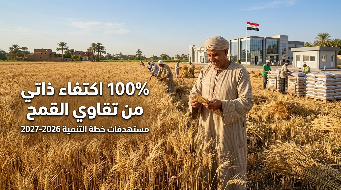 مصر تستهدف 100% اكتفاء ذاتي من تقاوي القمح ضمن خطة 2026-2027