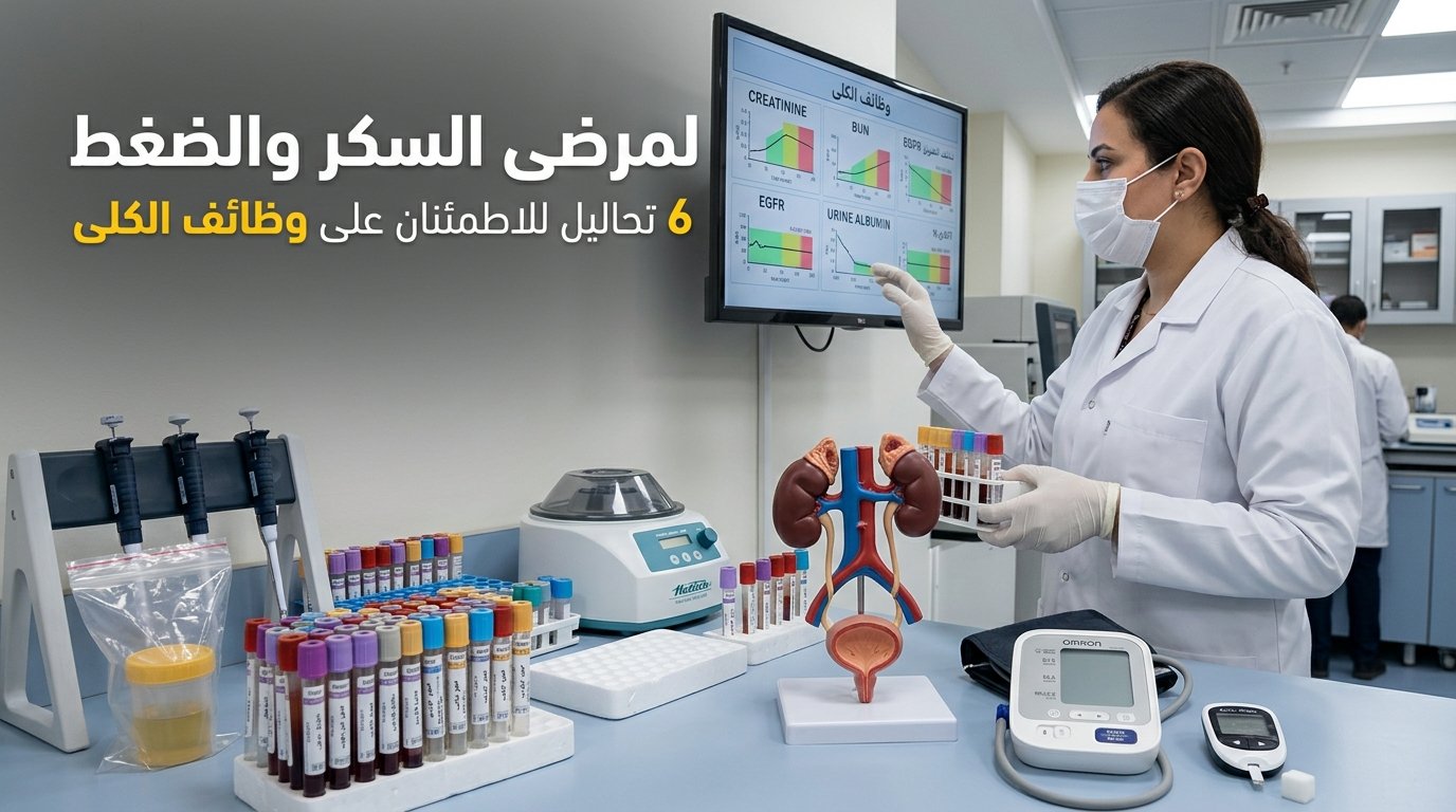 لمرضى السكر والضغط.. 6 تحاليل مهمة للاطمئنان على وظائف الكلى